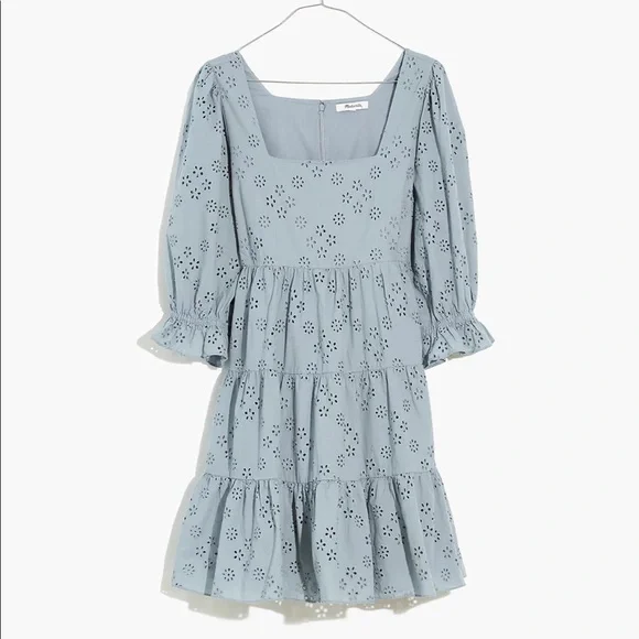 Madewell Eyelet Lizzie Babydoll Dress - Picture 5 of 9